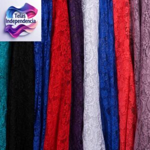 Si buscas tela encaje por metro en Chile, en Telas Independencia encontrarás una amplia variedad de diseños y colores para tus proyectos de confección y decoración. El encaje es ideal para vestidos de fiesta, vestidos de novia, blusas, lencería, mangas, detalles decorativos y accesorios. Su delicado diseño aporta elegancia y sofisticación a cada creación. Vendemos tela encaje por metro continuo y realizamos envíos a todo Chile, ofreciendo materiales de calidad para confeccionistas, emprendedores y diseñadores.
